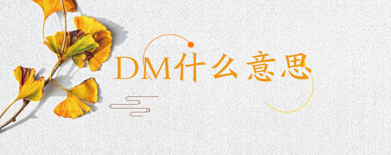 dm什么意思