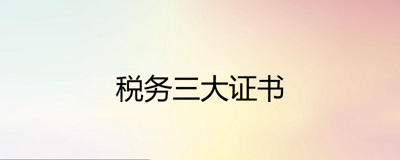 企業方面:稅務登記證號,發票管理員證.個人方面:註冊稅務師證.