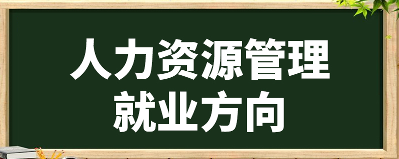 人力資源管理就業方向