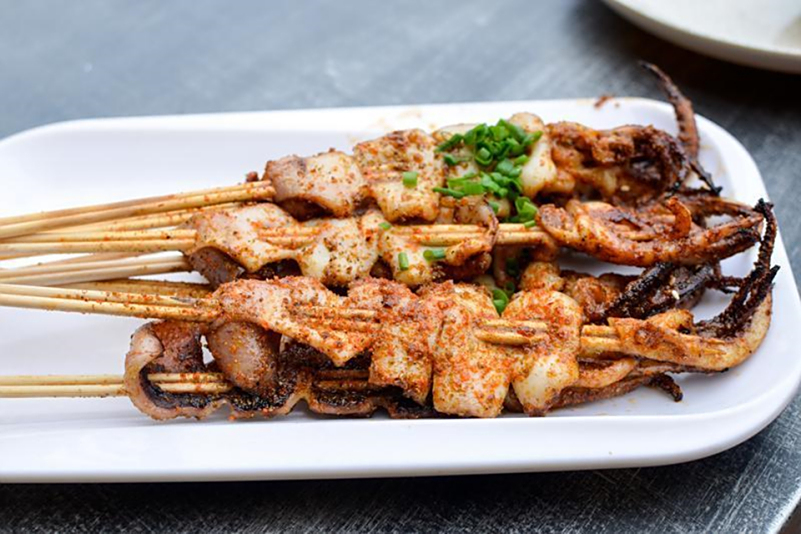 烤鱿鱼技术培训