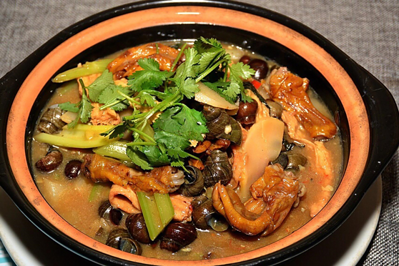 广西田螺鸭爪煲技术培训