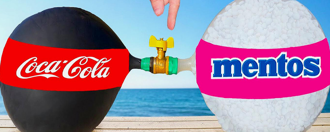 曼妥思可乐喷泉实验的原理是什么?