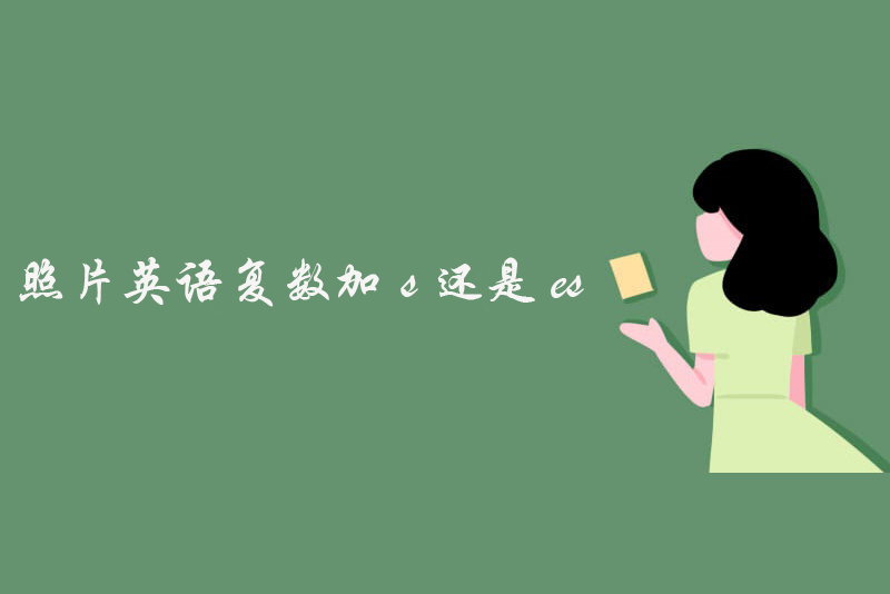 照片英语复数加s还是es