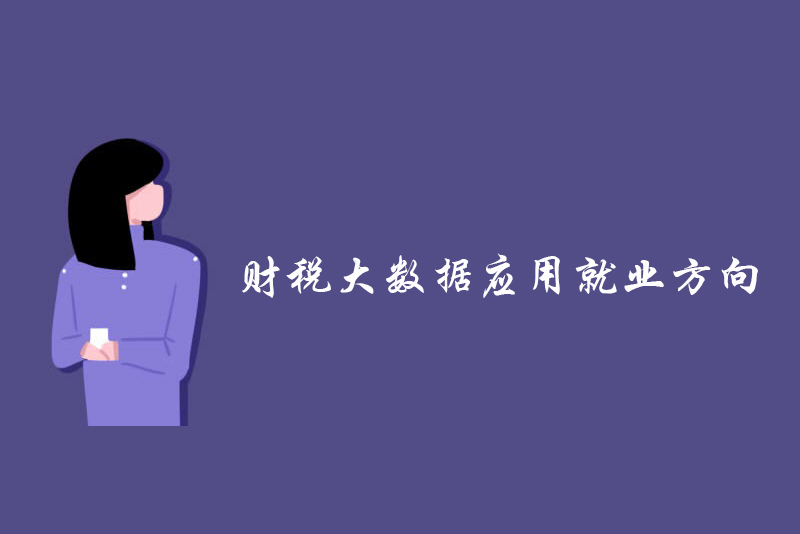 财税大数据应用就业方向