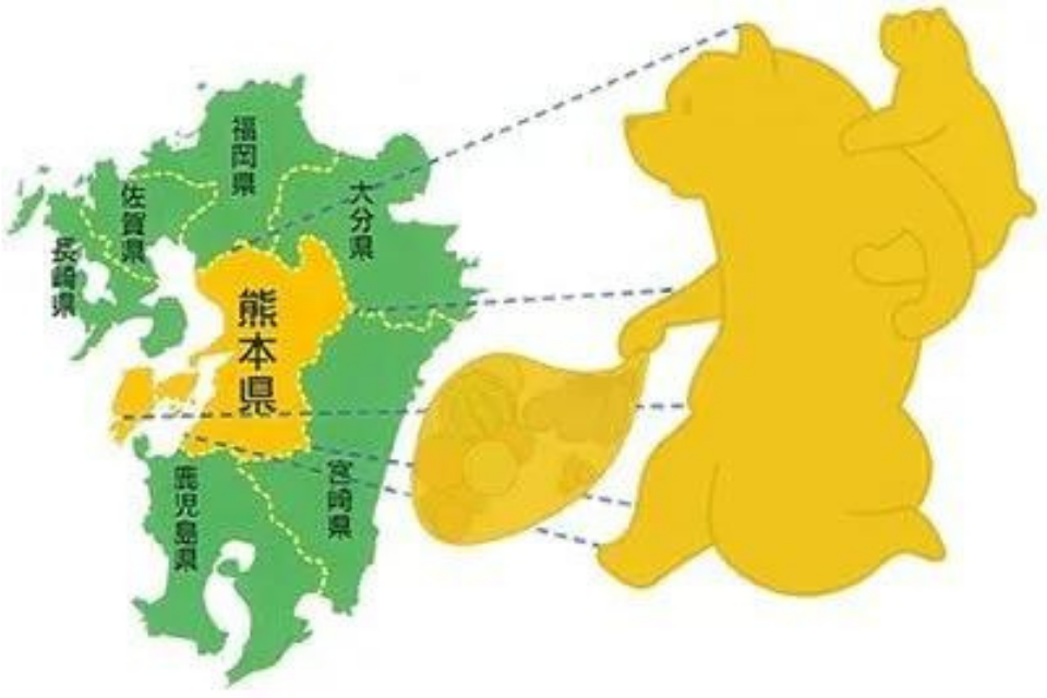 熊本地图图片