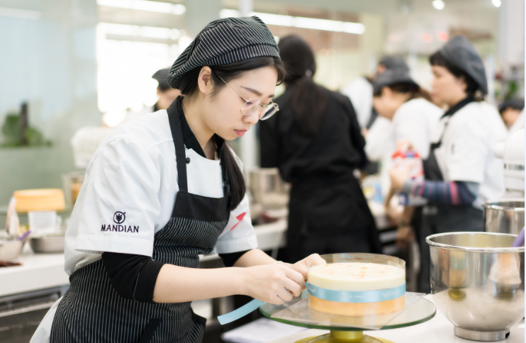 裱花师照片图片