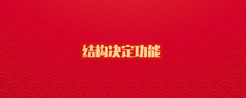 结构决定功能