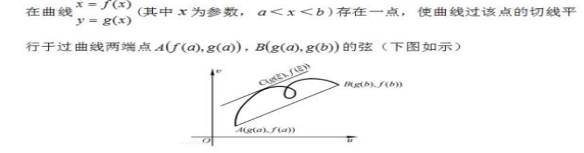 2019考研數學之柯西中值定理