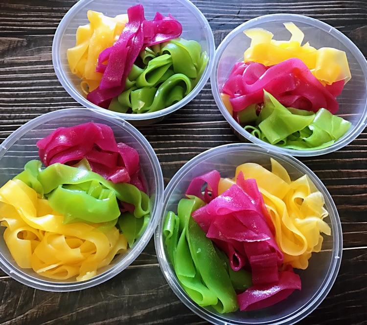 五彩果蔬凉皮做法培训班