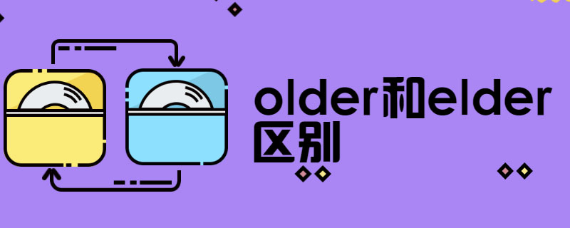 elder,older這兩個詞都是形容詞old的比較級形式.