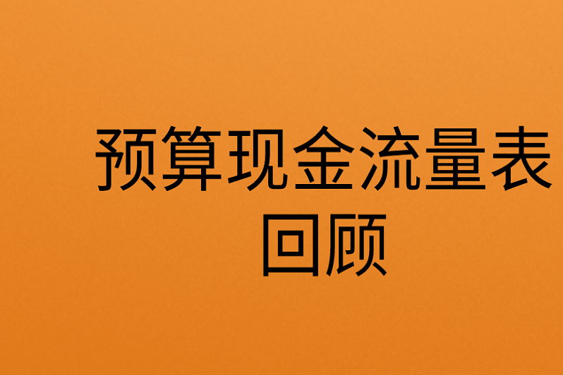 預算現金流量表是反映預算期內企業因經營活動,籌資活動,投資活動引起