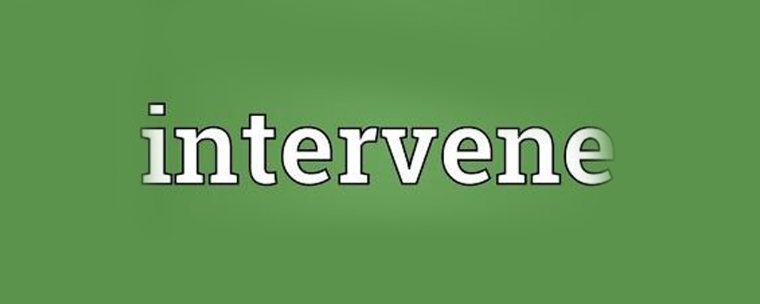 interfere和intervene区别