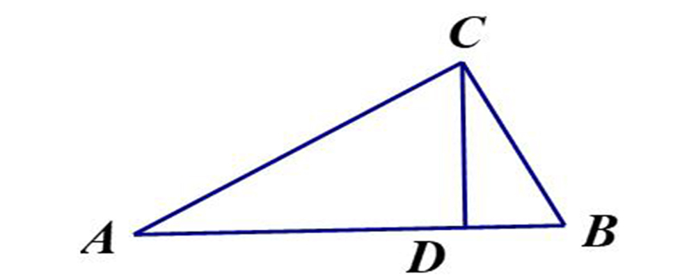 直角三角形斜边上的高图片