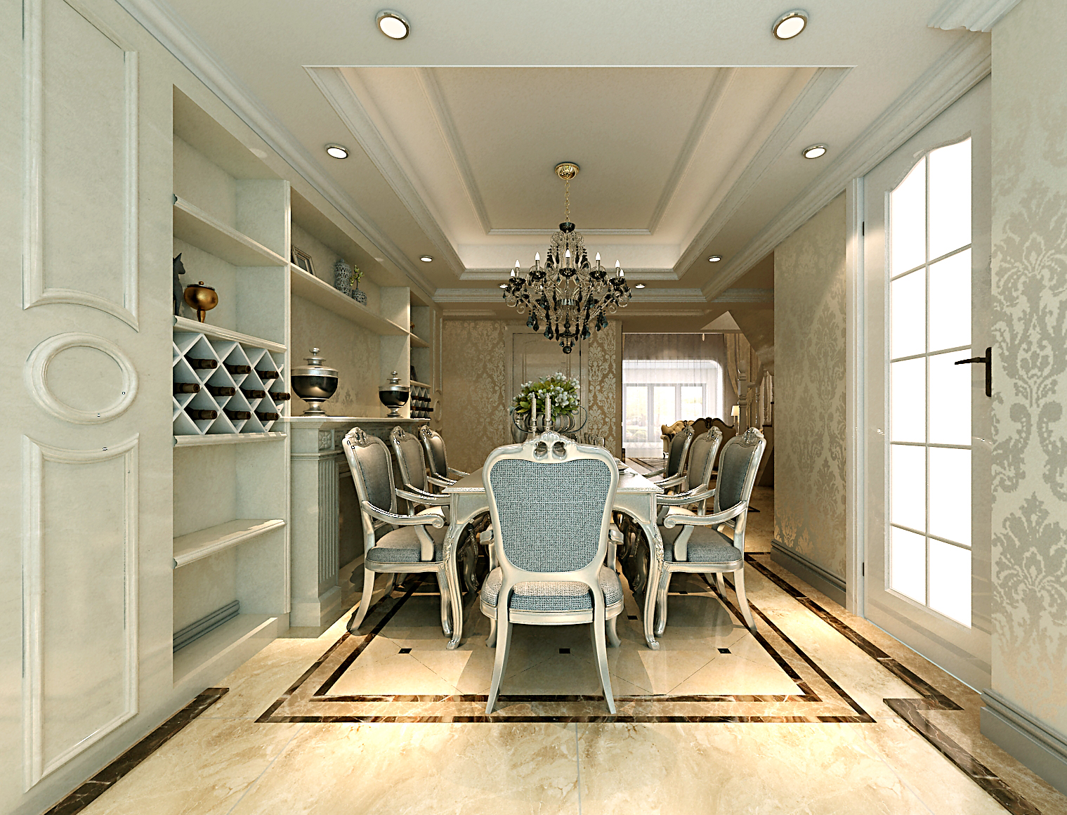 绿城百合220㎡现代欧式风格