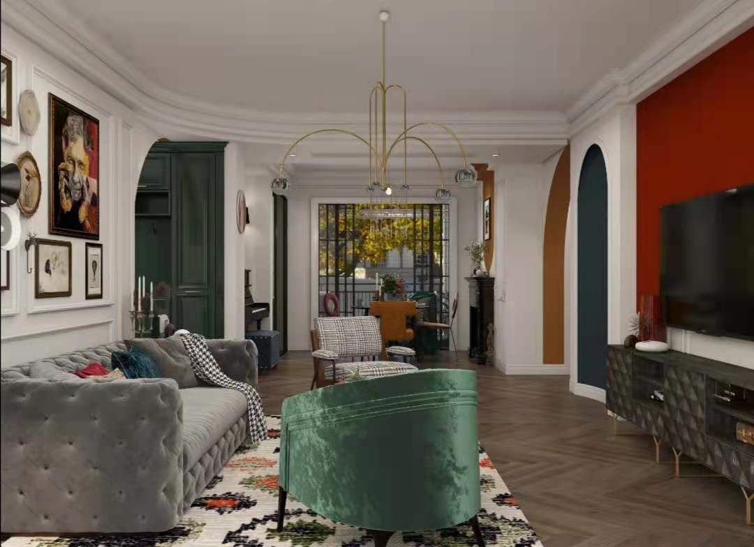 长春装修案例——美式复古风格