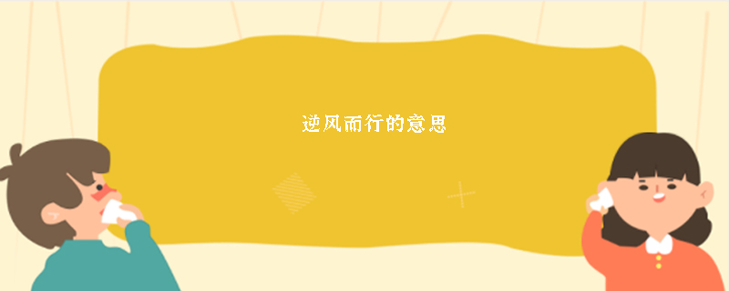 逆风而行的意思