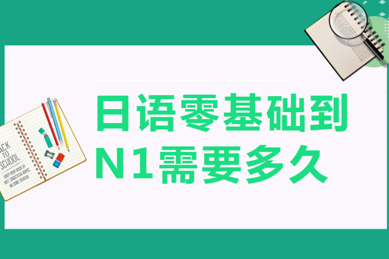 零基础学日语需要多久才能达到N1