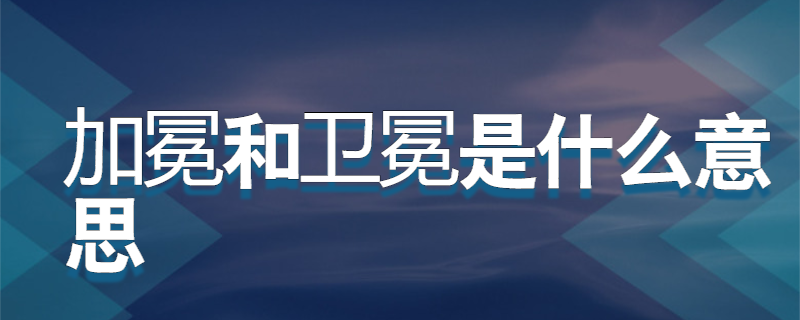 加冕和卫冕是什么意思