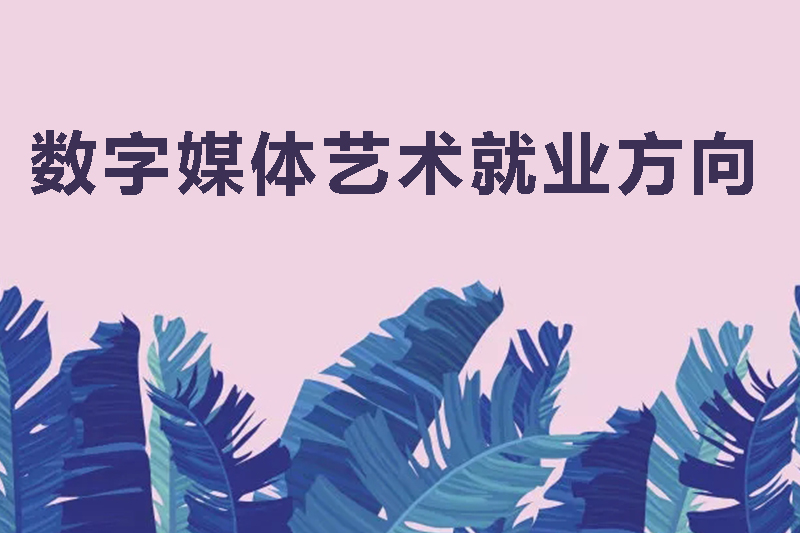 数字媒体艺术就业方向