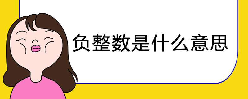 负整数是什么意思