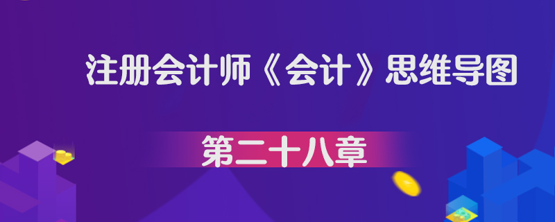 注册会计师《会计》思维导图第二十八章