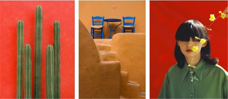 互补色搭配,怪好看的