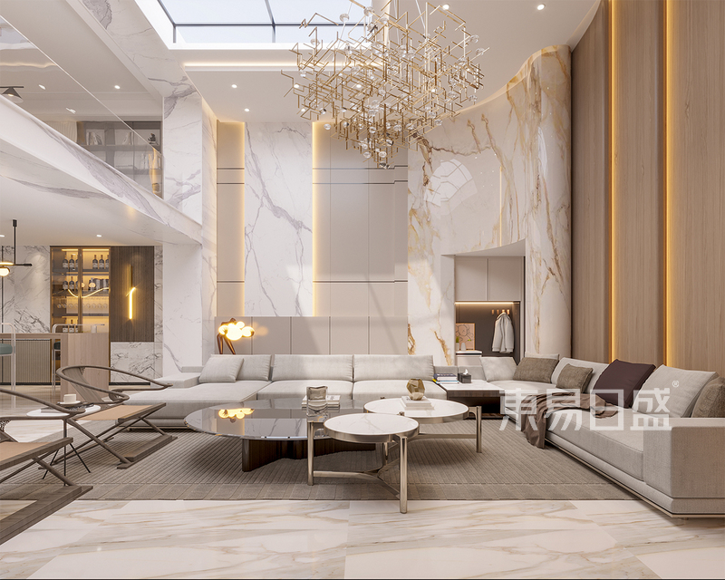 现代风格别墅装修设计效果图 家装案例